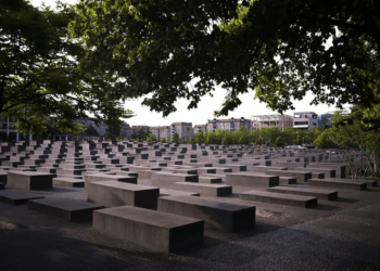 Germany Agrees To Give $1.4 Billion To Holocaust Survivors In 2024 1 The morning light illuminate the Memorial to the Murdered Jews of Europe, or the Holocaust Memorial in Berlin, Germany, Thursday, June 15, 2023.
