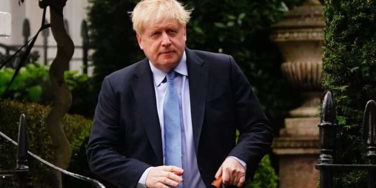 Boris Johnson, ex-PM of UK.