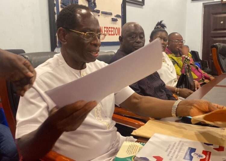 NPP Flagbearership Race: Aspirant Unable To File Nominations Forms 1 Dr. Kofi Konadu Apraku filing flagbearer nomination forms