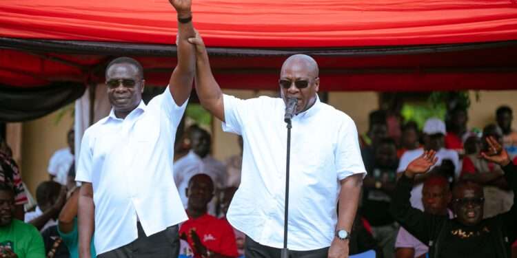 Let Us Make A Bold Statement With This Election, Vote For Gyakye Quayson- Mahama 1 Deposed Assin North MP, Gyakye Quayson (left) and former President, John Dramani Mahama (right)