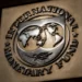 The logo of the International Monetary Fund is visible on its building, April 5, 2021, in Washington.
