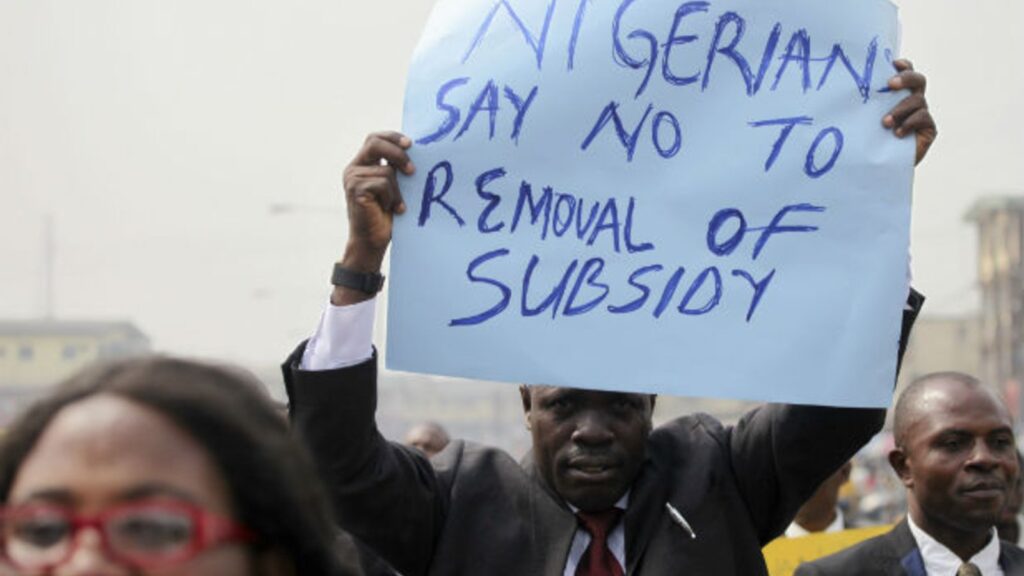 Nigeria fuel subsidy Jonathan