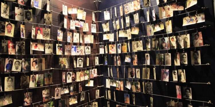 Rwanda Genocide Suspect Seeks Political Asylum In South Africa 1 Photos of the murdered people in the Rwanda Genocide Museum.