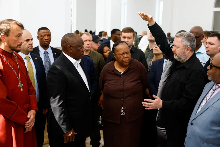 South African President Cyril Ramaphosa Naledi Pandor South African Minister of International Relations and Cooperation Ukraines Prosecutor General Andriy Kostin