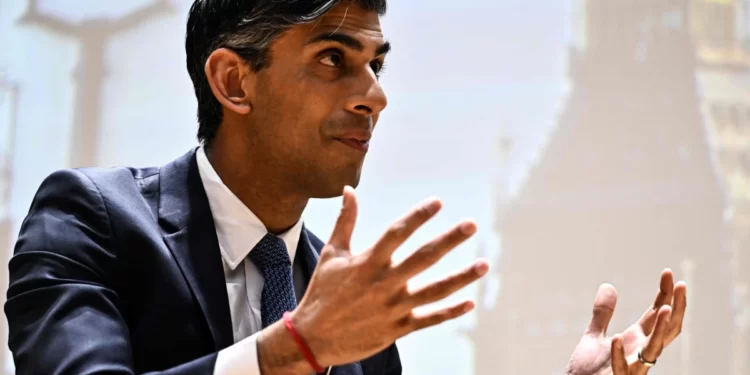 Rishi Sunak, Prime Minister of UK.