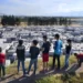 World Refugee Day 11 Syrian children stand on a hill above a refugee camp in the town of Bar Elias, in Lebanon's Bekaa Valley.