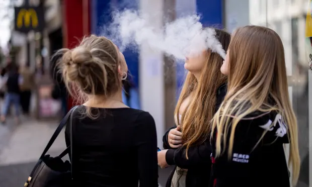 The number of young people vaping reached one in five 15 year olds in 2021 according to NHS Digital data