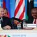 US MPs Calls For Punishment On South Africa Over Russia Ties 11 Vladimir Putin, Russia President (left) and President of South Africa, Cyril Ramaphosa.