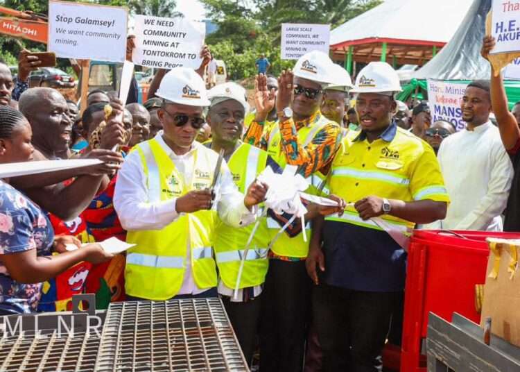 Deputy Minister for Lands and Natural Resources in charge of Mines, Hon. George Mireku Duker.