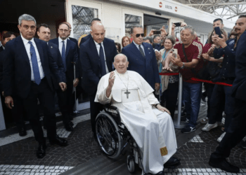 Pope Francis Discharged From Hospital After Abdominal Surgery 9 Pope Francis leaves the Agostino Gemelli University Polyclinic in Rome, Friday, June 16, 2023, nine days after undergoing abdominal surgery.