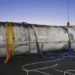 This photo provided by South Korea's Defense Ministry shows an object salvaged by South Korea's military that is presumed to be part of the North Korean space-launch vehicle that crashed into sea following a launch failure, in West Sea, South Korea.