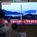 North Korea Protests US-South Korea Military Drills By Launching 2 Missiles 11 A TV screen shows a report of North Korea's missile launch with file image during a news program at the Seoul Railway Station in Seoul, South Korea, Thursday, June 15, 2023.