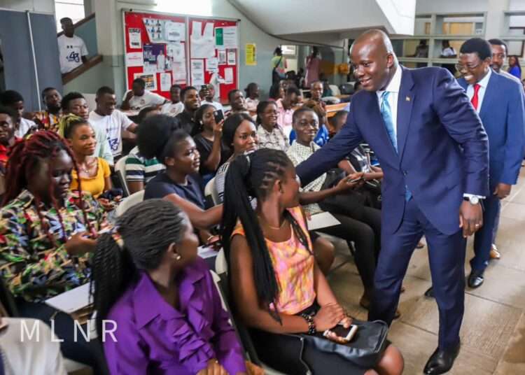 Let’s Collaborate To Halt Climate Change– Lands Minister To Academia 1 Minister for Lands and Natural Resources, Samuel A. Jinapor.
