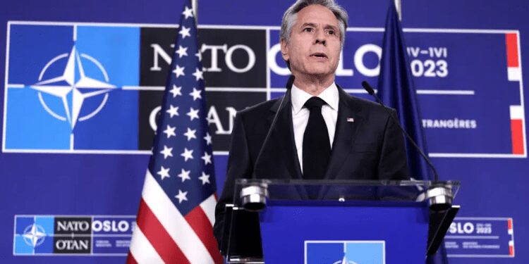 U.S To Establish Northernmost Diplomatic Post In Norway 1 U.S. Secretary of State Antony Blinken speaks at a press conference following the NATO foreign ministers meeting in Oslo, Norway, Thursday, June 1, 2023.