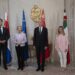 European Leaders Pledge More Than 1 Billion Euro Aid To Tunisia To Stem Migration 12 From left, Dutch Prime Minister Mark Rutte, European Commission President Ursula von der Leyen, Tunisian President Kais Saied, and Italian Premier Giorgia meloni meet in Tunis, Sunday, June 11, 2023.