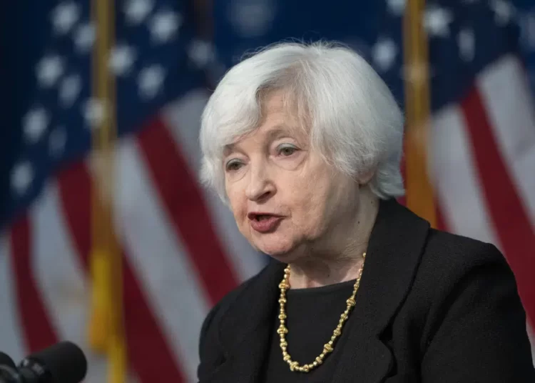 U.S Treasury Secretary, Janet Yellen.