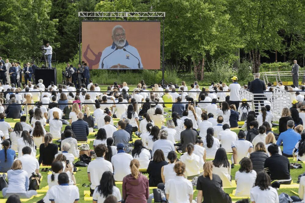 Modi Leads International Yoga Day Commemoration At UN Headquarters 3