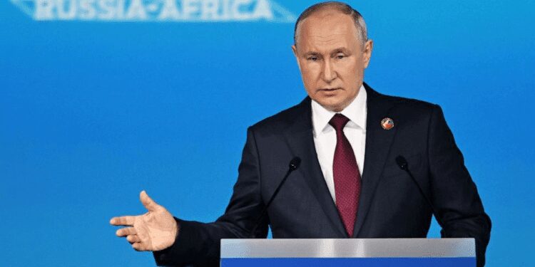 Russia Looking At African Peace Plan Attentively- Putin 1 Russian President, Vladimir Putin.