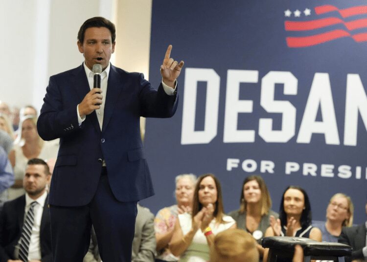 Gov. Ron DeSantis, Republican presidential hopeful.