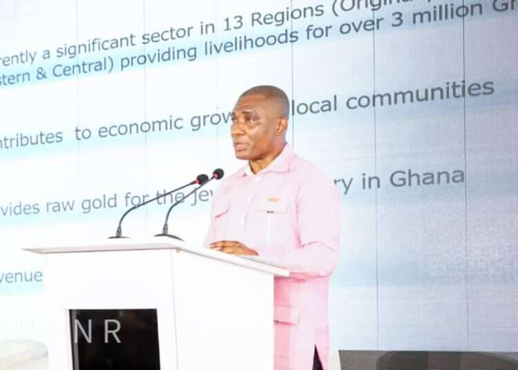 George Mireku Duker, Deputy Minister for Lands and Natural Resources responsible for Mining.