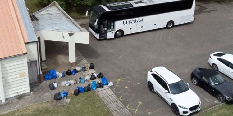 First Migrants moved to Former Airbase..