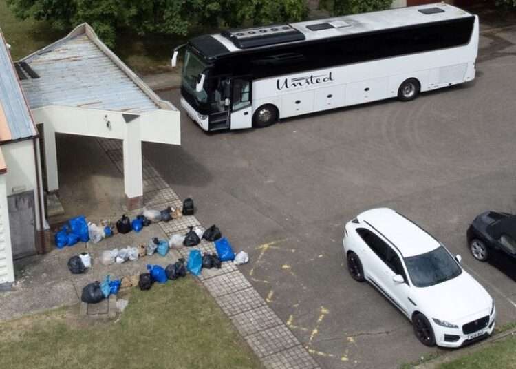 First Migrants moved to Former Airbase..