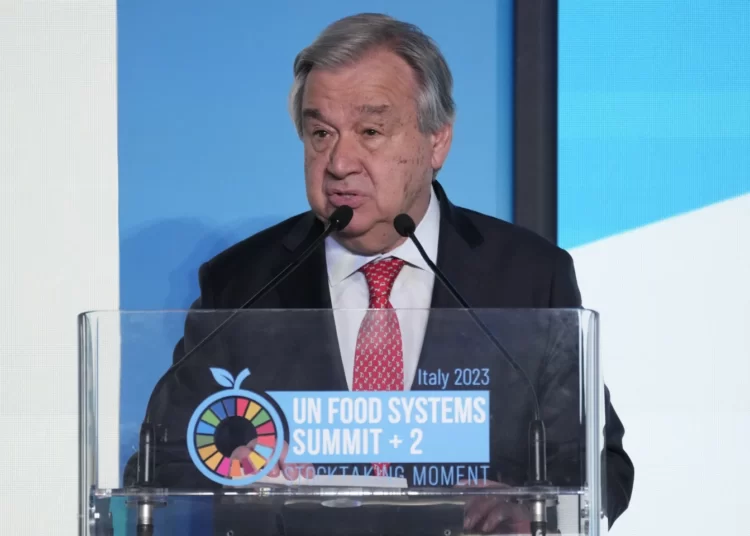 Guterres Urges Russia to Resume Black Sea Grain deal Negotiations.