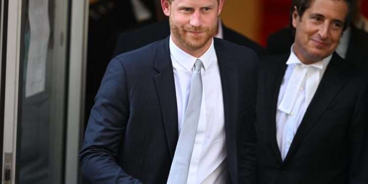 Prince Harry and Attorney, David Sherborne