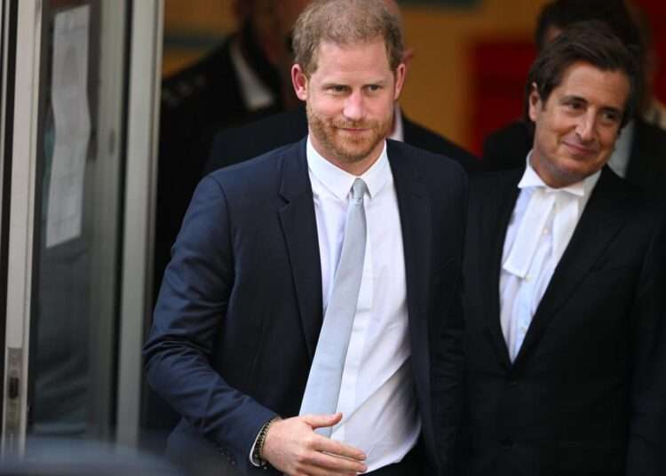 Prince Harry and Attorney, David Sherborne