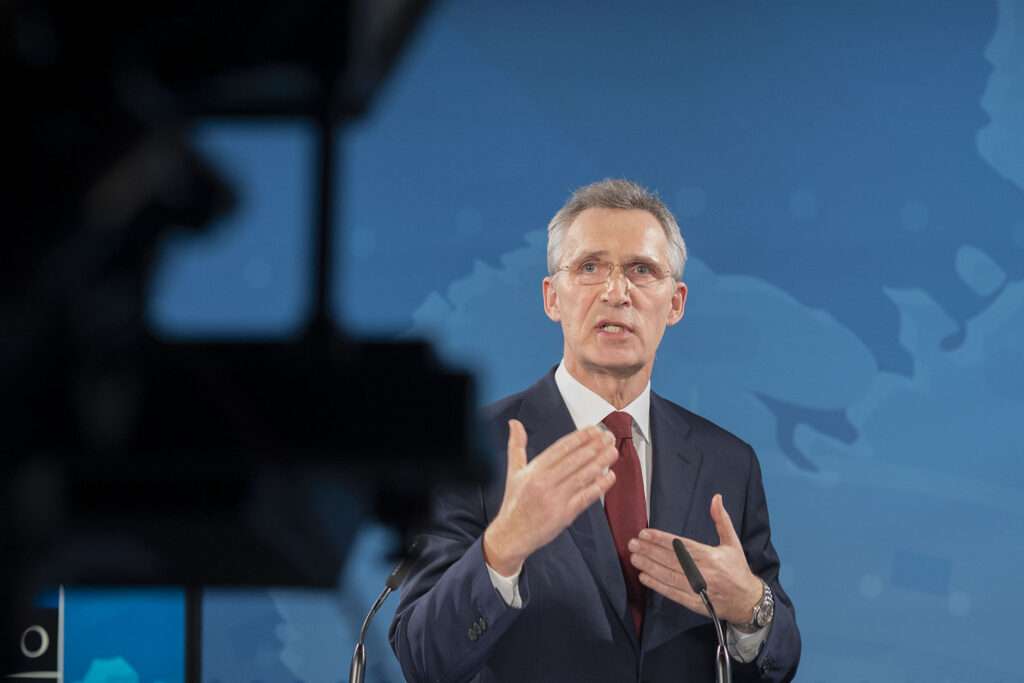 Jens Stoltenberg NATO General Secretary. 3.0