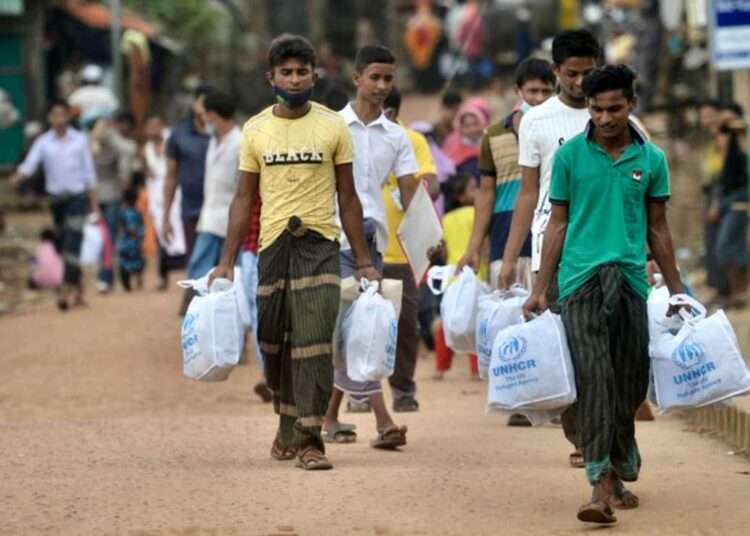 Rohingya Refugees In Bangladesh.