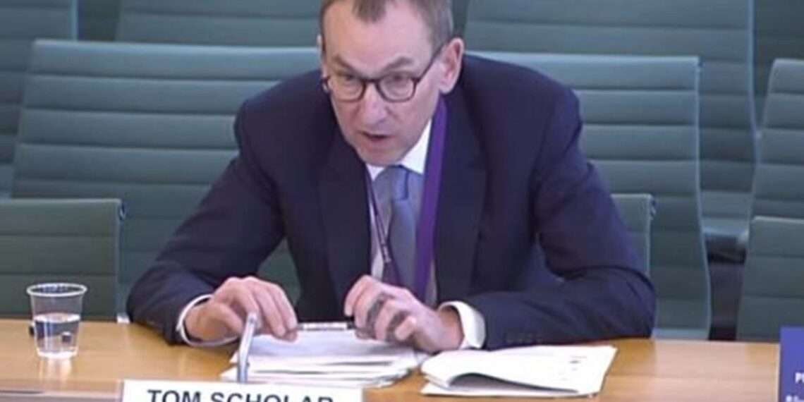 Former Treasury Boss Bagged 335k Pound After His Dismissal 1 Sir Tom Scholar, Former Permanent Secretary to the UK Treasury Department.