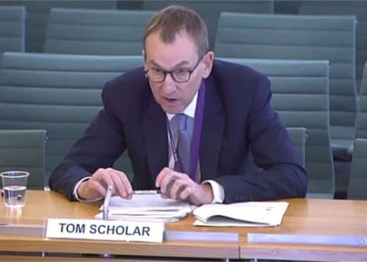 Sir Tom Scholar, Former Permanent Secretary to the UK Treasury Department.