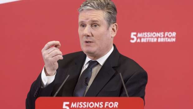 UK Labour Party Leader Keir Starmer