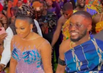 Praise Amenkhienan and Pastor Enoch Ofori Boamah