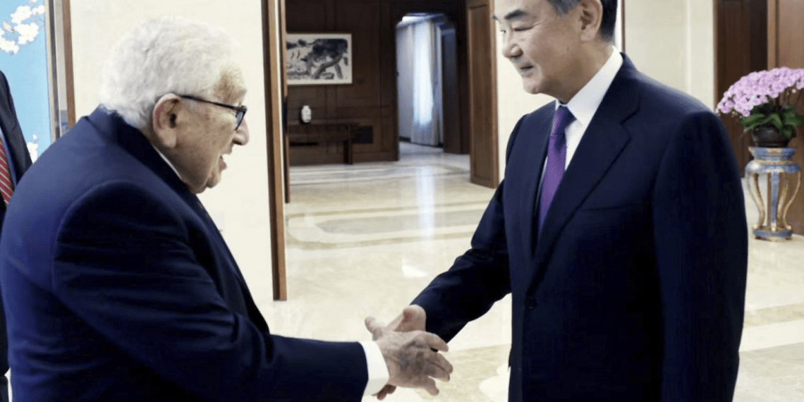 Henry Kissinger Meets Wang Yi In Beijing 1 Henry Kissinger Meets Wang Yi In Beijing