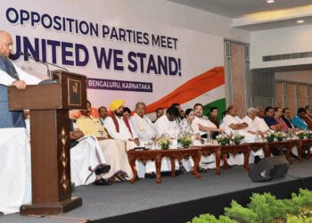 Indian Opposition Parties Merge In Alliance 6 Indian opposition parties meet in Bengaluru.