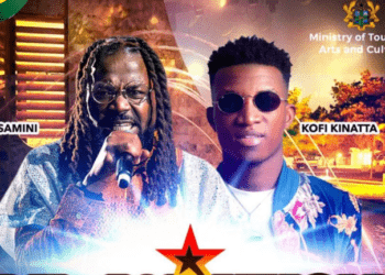 Ghanaian musicians, Samini and Kofi Kinaata