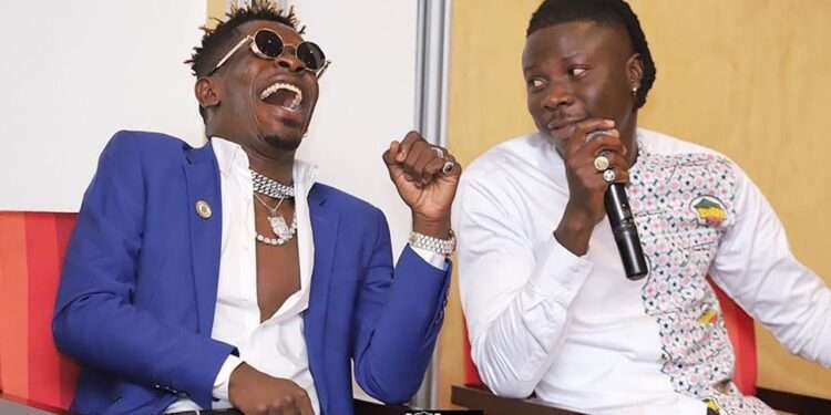 Reggae/Dancehall artists, Shatta Wale and Stonebwoy