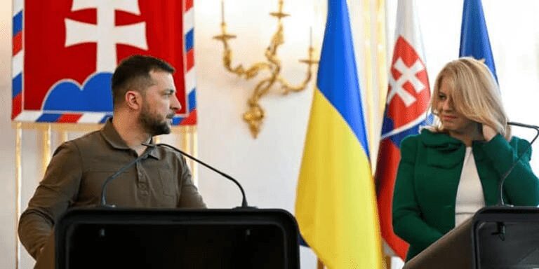 Zelenskyy Discusses Defence Cooperation With Slovak President 2 t0uiqql1
