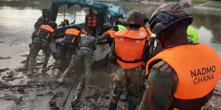 Crackdown Of Illegal Miners On Black Volta Ongoing- Savannah Regional Minister 1 Security agencies on Black Volta.