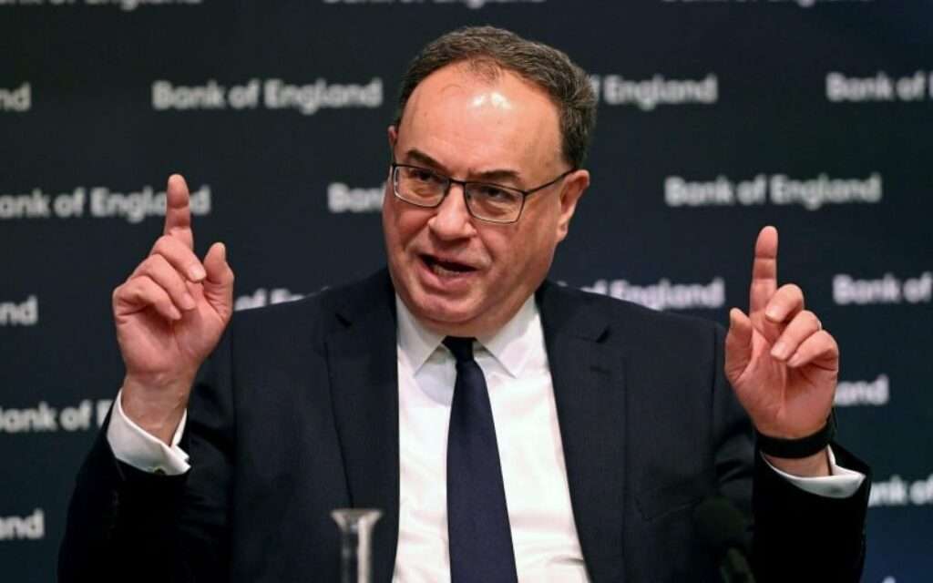 Andrew Bailey Governor of Bank of England. 2.0 1