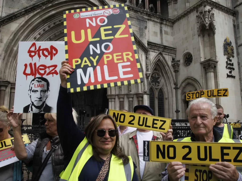 Demonstrations against Ulez bill