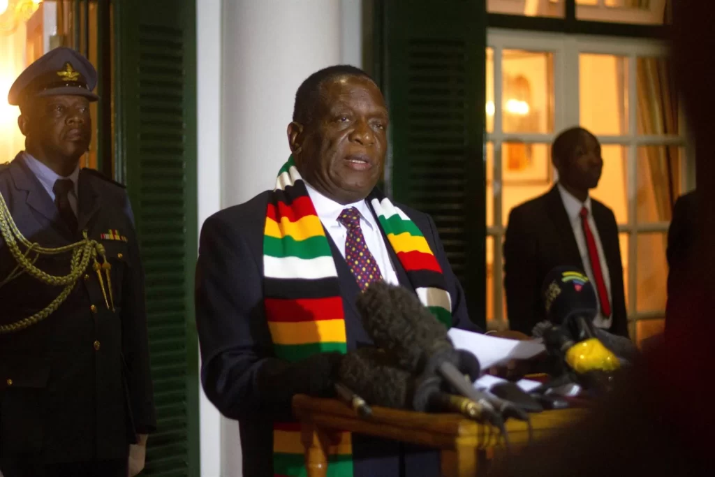 Emerson Mnangagwa President of Zimbabwe