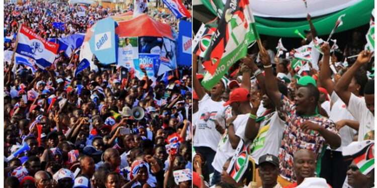 NPP and NDC rallies.
