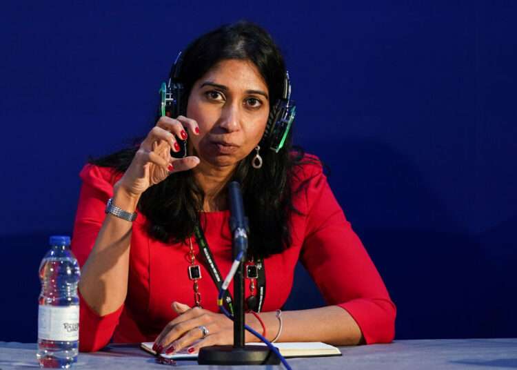 Home Secretary, Suella Braverman.