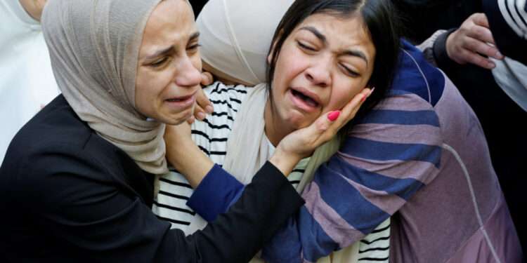 Hundreds Of Israelis And Palestinians Have Perished This Year, UN Middle East Official Reveals 1 Mourners attend the funeral of Mahmoud Abo Saan, a Palestinian who was killed in an Israeli raid, in Tulkarm, in the Israeli-occupied West Bank.