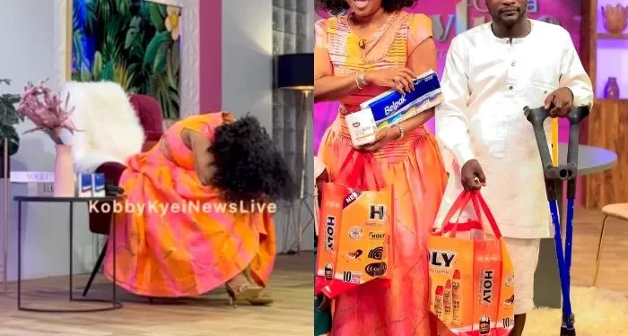 Nana Ama McBrown and guest on her showtime