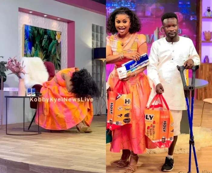 McBrown Breaks Down In Tears 1 Nana Ama McBrown and guest on her showtime