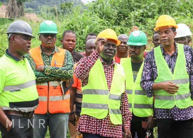 Deputy Minister for Lands and Natural Resources, responsible for Lands and Forestry, and Chairman of the Appiatse Reconstruction Implementation Team, Benito Owusu-Bio.
